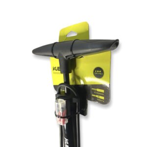 Inflador De Pie Kuest De Aluminio Con Manometro Y Doble Válvula 180psi